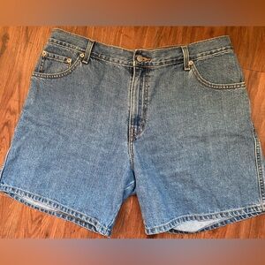 Levi's Blue Denim 550s Shorts
